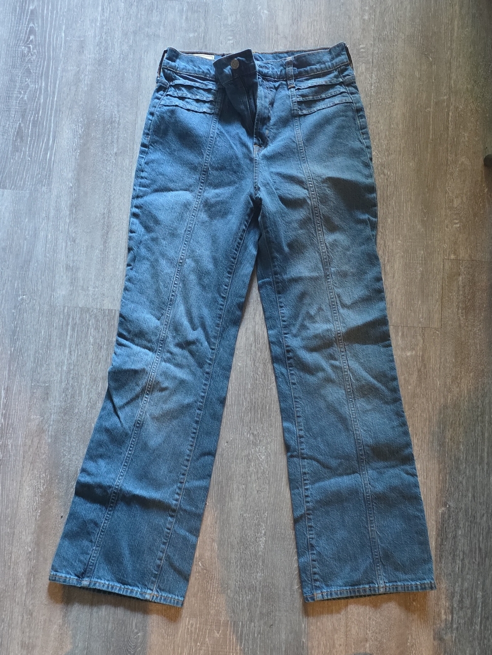 GAP Dark Blue Wide-Leg Women's Jeans